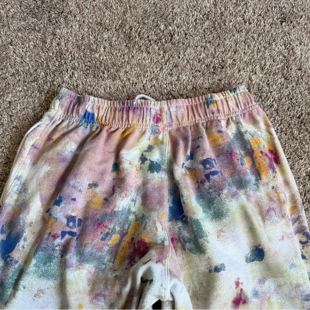 Polo Ralph Lauren Multicolor Paint Splatter Print Terry Jogger Sweatpants Small